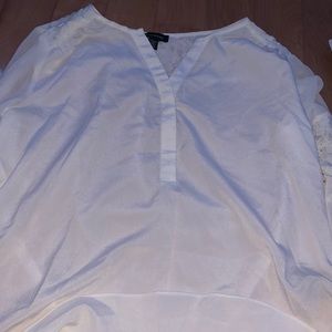 Long sleeve white t-shirt